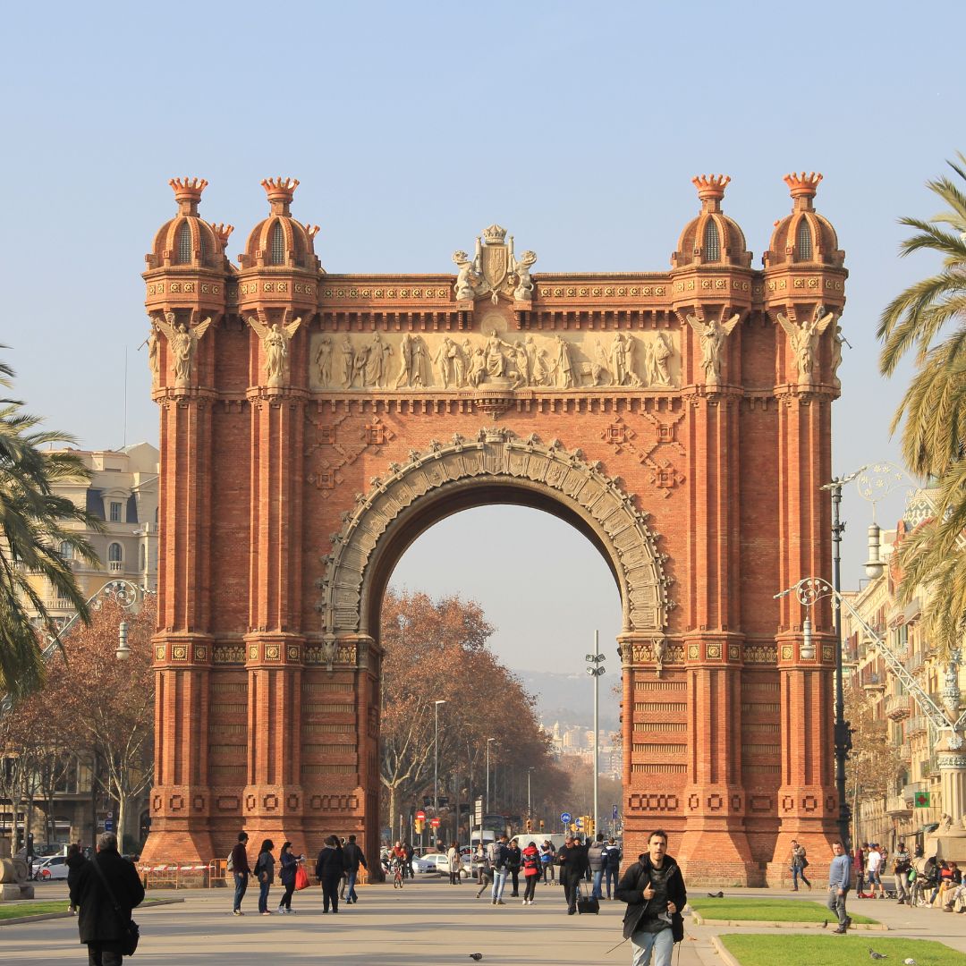 Arc de Triomf in Barcelona