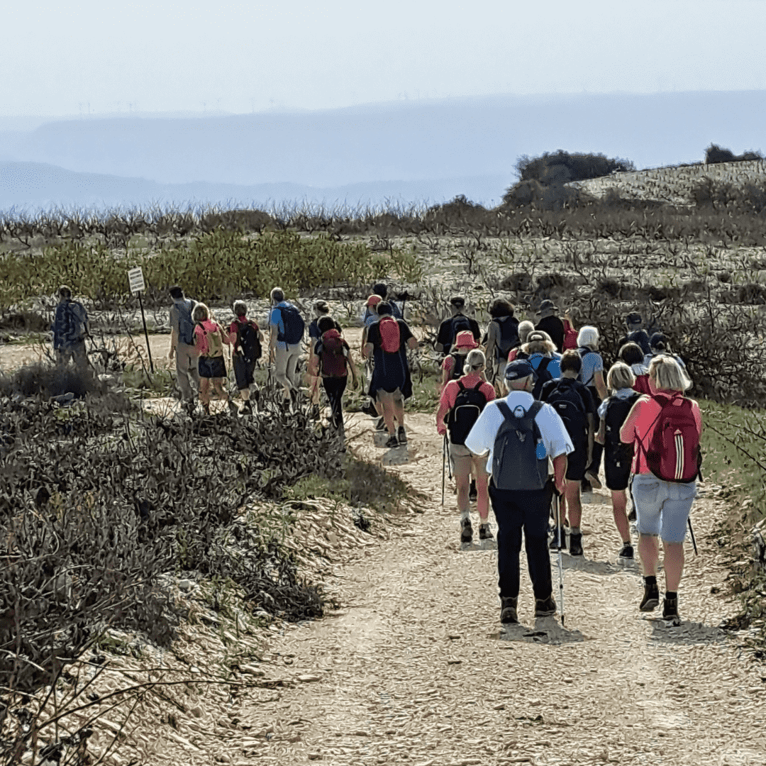 Reisegruppe Wandern in Zypern