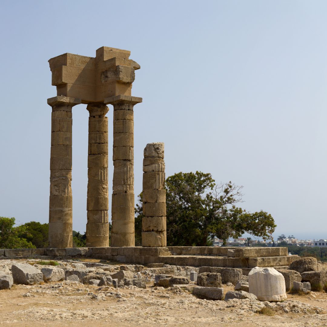 antiker Apollo Tempel, Rhodos