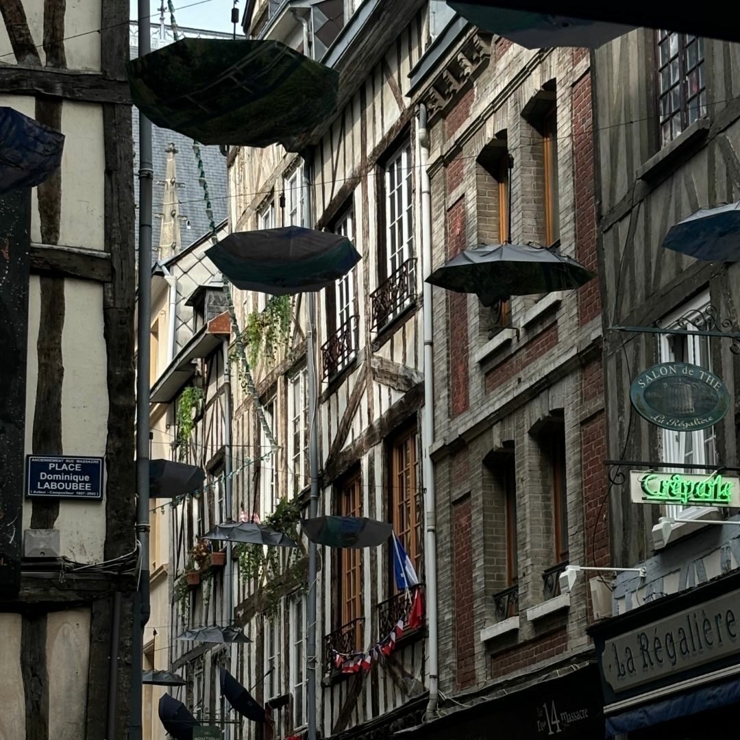 Regenschirm Gasse Rouen