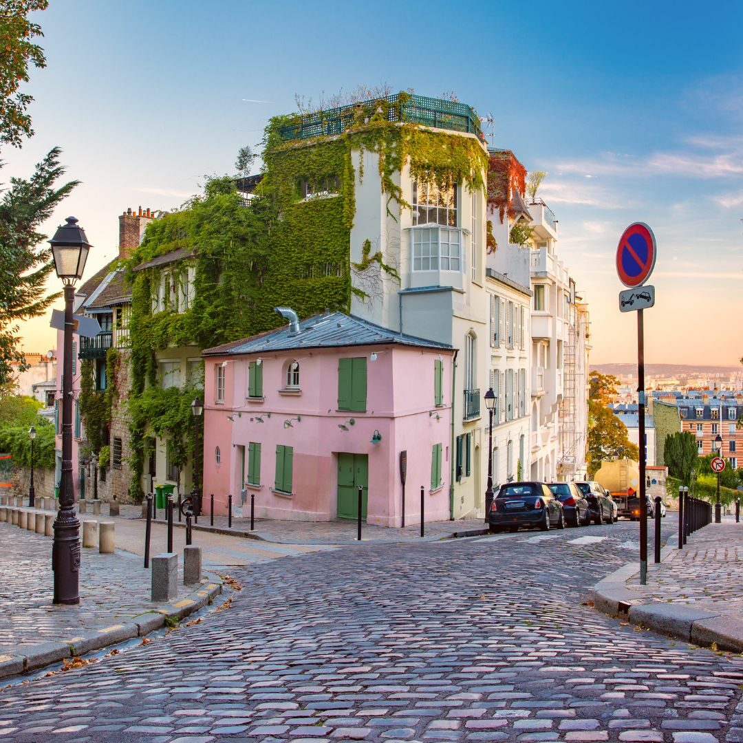 Viertel Montmartre in Paris