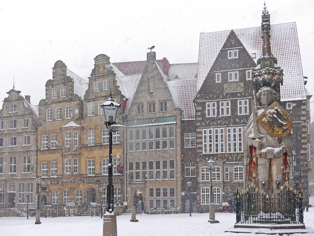 Bremen Winter Marktplatz