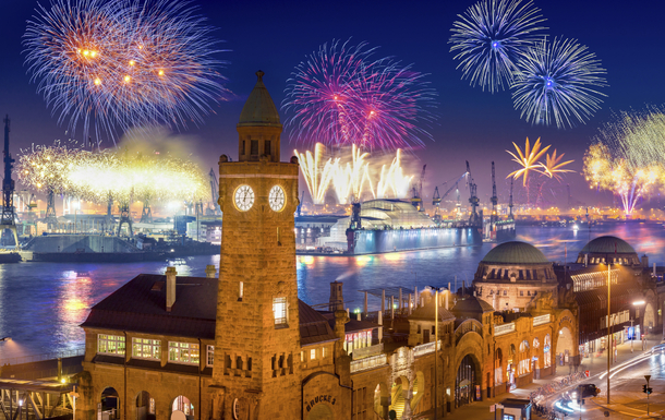 Silvester Feuerwerk Hamburg