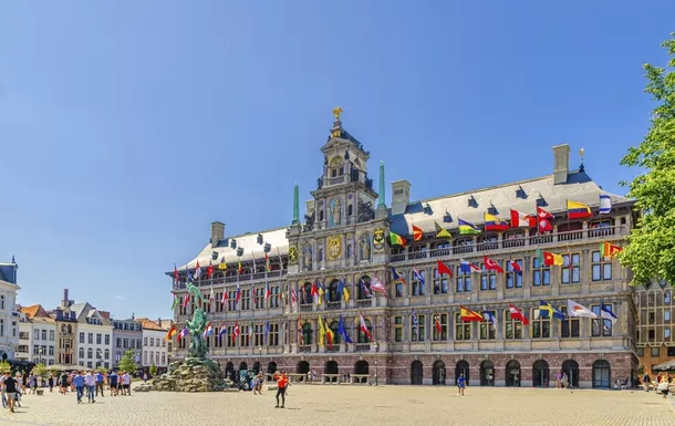 Antwerpener Rathaus Stadhuis Antwerpen