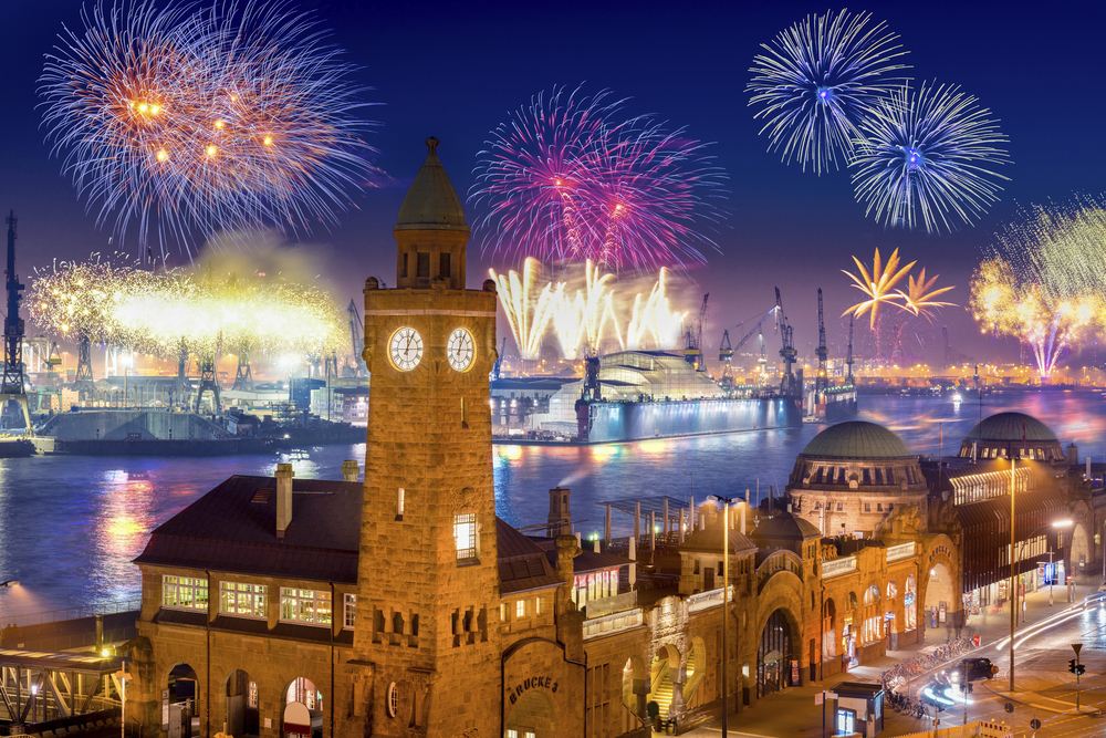 Silvester Feuerwerk Hamburg