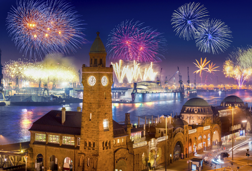 Silvester Feuerwerk Hamburg