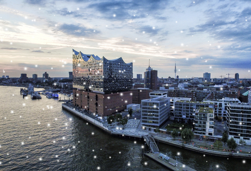 Elphilharmonie im Winter