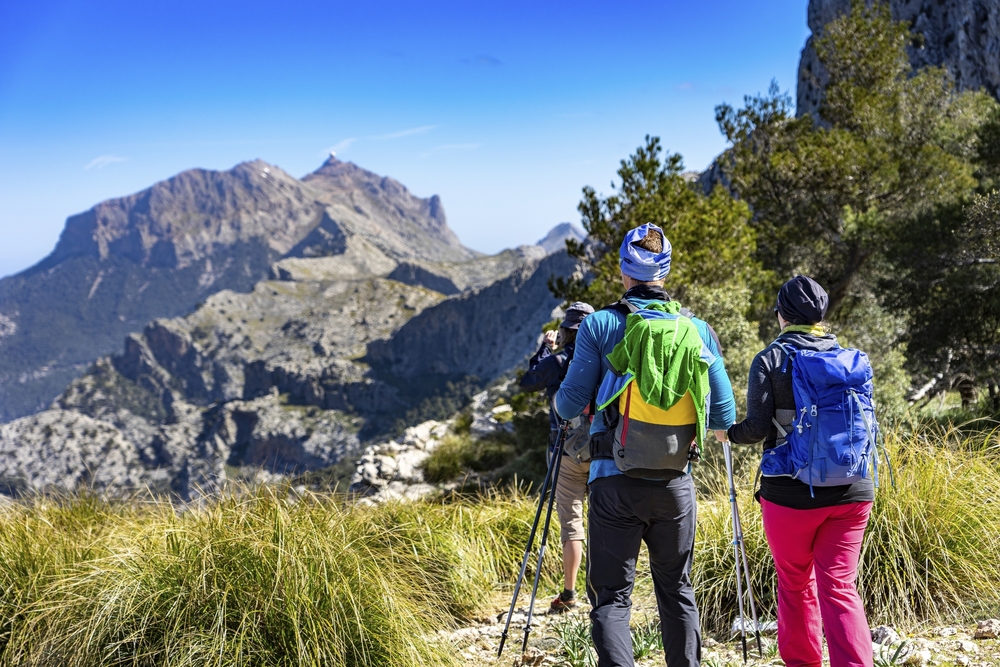 Wanderer auf Mallorca