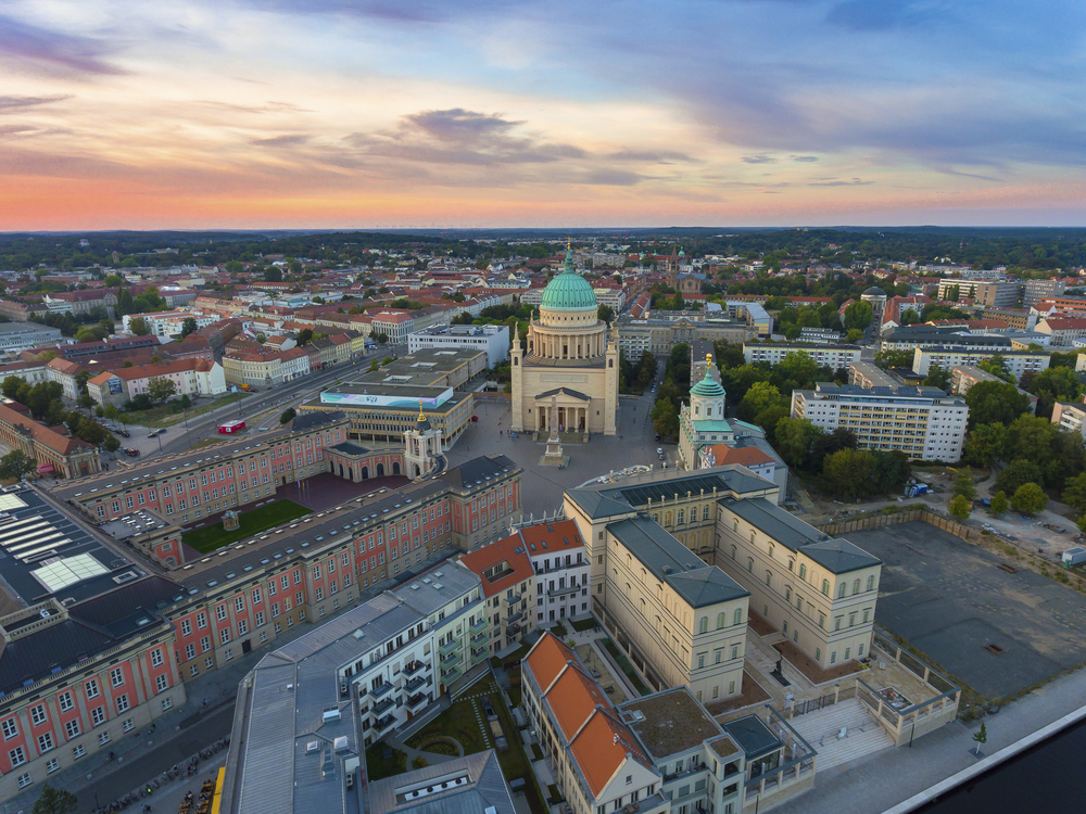 Potsdam Stadt Abend